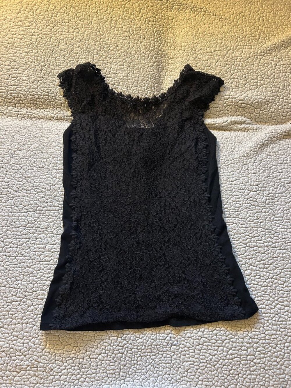 Express -- black lace top
